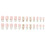 Floral Press-On Nails Full Cover Set 24 Pieces 4