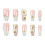 Floral Press-On Nails Full Cover Set 24 Pieces 5