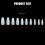 Floral Press-On Nails Full Cover Set 24 Pieces 6