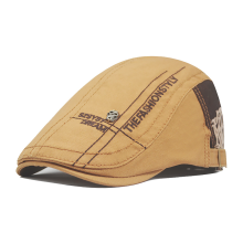 (Deep Khaki) Windproof Cotton Beret for Outdoor Camping