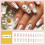 Floral Press-On Nails Full Cover Set 24 Pieces 7