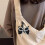 Pearl Bow Keychains for Women 2 pcs 3