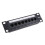 3X CAT6 8  Patch Panel Rack Network 6.89 Inch 1U Rack Mount with RJ45 Socket for Household Distribution Frame 7