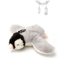 Interactive Chirping Bird Cat Toy Flapping Wings, Simulated Electric Flying Bird Cat Toy, Flappy Chase Cat Toy Penguin