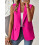 Women's Sleeveless Vest Blazer, Casual Open Front Work Office Top, L 3