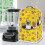 Durable Polyester Protective Case with Lightweight for Kitchen, Pug and Sunflower 4