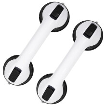 2 Pack Grab Bars for Bathtubs and Showers,Shower Handle Suction Shower Bar,Safety Bars for Shower Chair, Bathroom Grab A