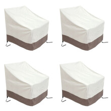 Funda para Silla de Patio Adirondack, Paquete de 4, 31 X 33 X 36 Pulgadas, Resistente, 420D, Impermeable, para Exteriores.