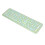 Wireless Retro Keyboard Mouse Combo 2.4G Multi Color Green 5