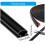 Rubber Quarter Round Molding Flexible Waterproof Trim for 5