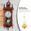 Clock Movement Mechanism Pendulum for Wall Clock Metal 1Set Office Classroom 3
