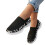 Γυναικεία slip-on παπούτσια γυμναστικής με λεοπάρ μοτίβο, αναπνεύσιμο πλεκτό mesh, 3