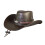 Καπέλο Cowboy Fashion με φαρδύ γείσο και ρυθμιζόμενο λουράκι στο πηγούνι Αξεσουάρ 2