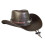 Καπέλο Cowboy Fashion με φαρδύ γείσο και ρυθμιζόμενο λουράκι στο πηγούνι Αξεσουάρ 4