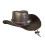 Καπέλο Cowboy Fashion με φαρδύ γείσο και ρυθμιζόμενο λουράκι στο πηγούνι Αξεσουάρ 5