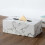 Rectangular Marble Tissue Box with Lid for Household Storage (White Large) 4