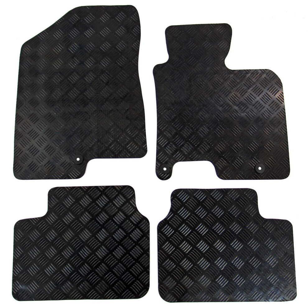 Kia Ceed 2012-2018 Tailored Rubber Car Mats 4Pc 5060477743645