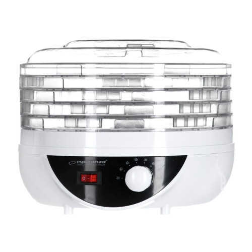 Esperanza EKD002 food dehydrator Black,Transparent,White 250 W 2