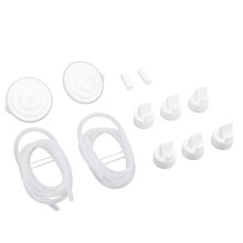 Breastpump Backflow Protector Silicone Tubes & Valves White