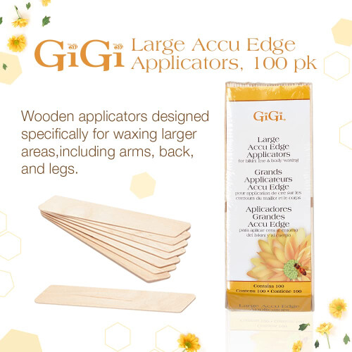 GiGi Large Accu Edge Applicators Pack of 100 1