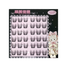 (6 Rows) Self-Stick Comic Eyelash Clusters for DIY Makeup