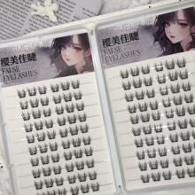 (20 rows) Self-Stick Comic Eyelash Clusters for DIY Makeup