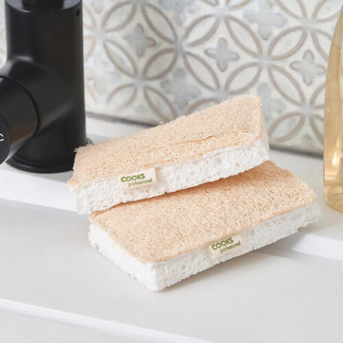 Cooks Professional Cooks Professional Eco Sponge Scourers | Multi Pack 2