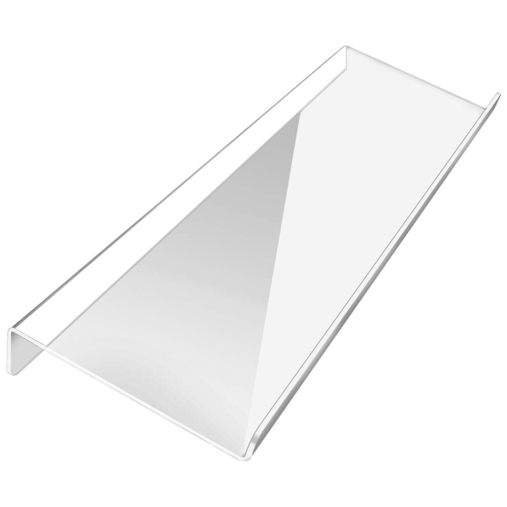 Acrylic Keyboard Stand For Desk, Clear Tilted Riser With Ergonomic Typing Angle And Wrist Support 9330225054689