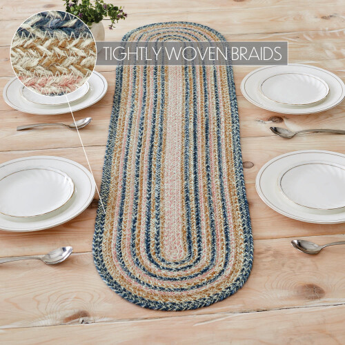 Kaila Jute Oval Runner 12x48 2