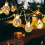2X 8 Modes Solar Light Bulbs Crystal  5M LED String Lights Fairy Lights Garlands 9