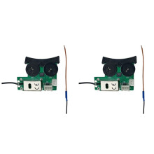2X System Przetworników do Gitary Akustycznej VT1 Tail Nail Pickup EQ DIY Tuner Piezo Pickup Equalizer System z Mic Beat Board