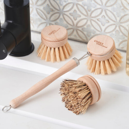 Cooks Professional Cooks Professional Eco-Friendly Long Handled Washing Up Brush 1