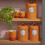 Cooks Professional Cooks Professional 3 Piece Kitchen Storage Set | Orange / Silver 2