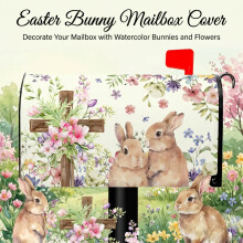 (15) Waterproof Floral Magnetic Mailbox Cover