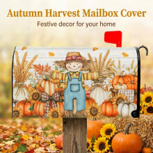 (6) Waterproof Floral Magnetic Mailbox Cover
