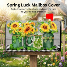 (16) Waterproof Floral Magnetic Mailbox Cover
