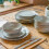 Cooks Professional Cooks Professional 12 Piece Nordic Stoneware Dinner Set | Grey 2