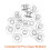 100 Pcs Sewing Machine Bobbins with Case for  Singer Janome 4