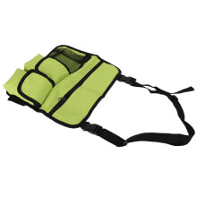 Fluorescent Green Outdoor Chair Armrest Bag, 33x31.8cm Storage Organizer
