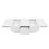 White High Gloss Coffee Table 100x55x35cm with 2 Drawers & Storage 6