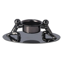 Suport pentru lumânări din oțel inoxidabil, suport metalic pentru lumânări, suport durabil pentru lampă cu ulei, decor elegant pentru birou,