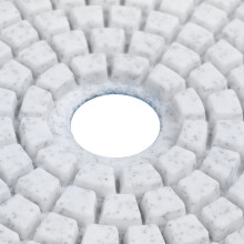 2PCS 5 Inch 125mm Wet Diamond Polishing Pads Marble Granite Grits 50