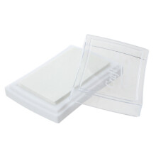 2pcs 7.2 x 5.2 x 2.1 cm Teachers Ink Stamp and Pad Kids Toy - White