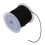 2 Roll Black Waxed Cotton Necklace Beads Cord String 1mm HOT 3