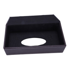 2X Portable Leather Rectangular Tissue Cover Box Holders Case Pumping Paper Hotel Home Car Gift Brown