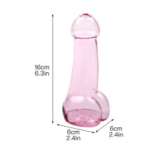 Pink Glass Wine Cup - 350ml Cocktail Glass, Elegant and Durable