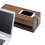 2X Kabel Management Box Holz Kabel Organizer Box (Kaffee Farbe) 5