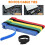 100PCS Reusable Color Mixing Cable Cord Strap Hook Loop Ties Tidy Organiser Tool Fastener Management 3