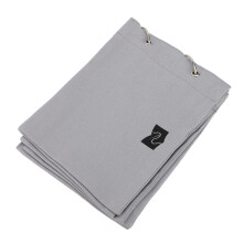 Blank Fabric Sketchbook 12 Pages Linen Portable Travel Journal Grey