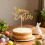 Easter Cake Topper Gold Bunny Egg Decoration 1pc 2